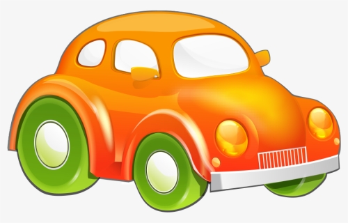 Cartoon Car Png Download - Cartoon Transparent Background Toy Car Transparent, Png Download, Free Download
