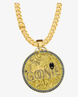 #goonie #goon #diamond #gold #chain #necklace #gmst - Thug Life Chain Png, Transparent Png, Free Download