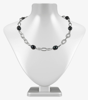 Fashion Jewellery 18k White Gold Gf Made With Swarovski - Chain, HD Png Download, Free Download