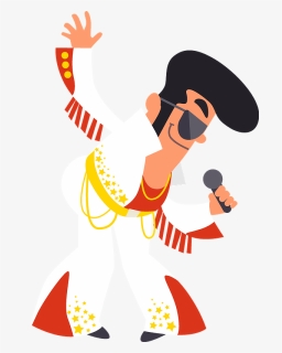 Elvis Clipart - Illustration, HD Png Download, Free Download