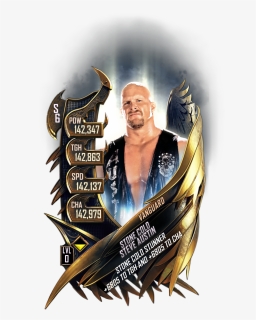 Wwesc S6 Stone Cold Steve Austin Vanguard - Wwe Supercard Vanguard Cards, HD Png Download, Free Download