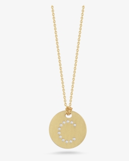 Yükle 18 K Italian Gold Disc Pendant Is Inscribed With - Chain, HD Png Download, Free Download