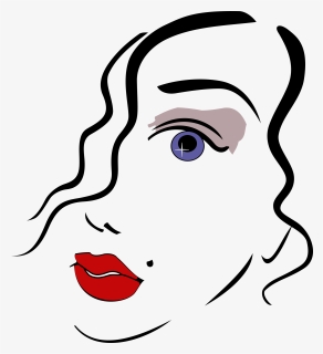Woman Face Clipart Png Transparent Png , Png Download - Face Clip Art, Png Download, Free Download