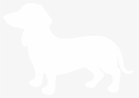 Silhouette At Getdrawings Com - Wiener Dog Silhouette White, HD Png Download, Free Download