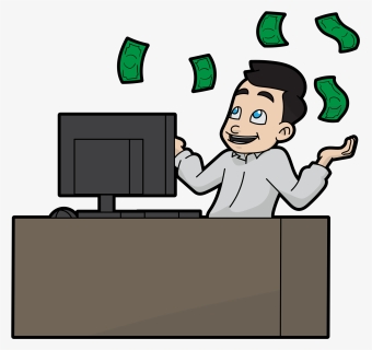 Transparent Flying Money Png - Cartoon, Png Download, Free Download