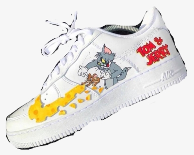 Custom Air Force 1 Tom Et Jerry, HD Png Download, Free Download