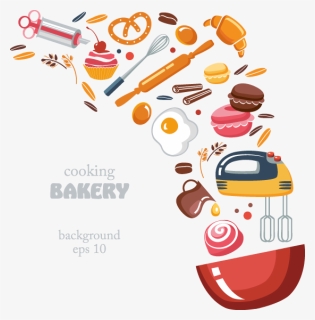 Decor Vector Bakery - Cooking Bakery Png, Transparent Png, Free Download