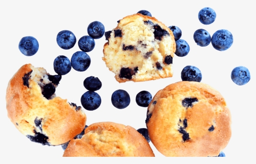 A Handful Of Fresh Baked Blueberries, Straight From - Baking, HD Png Download, Free Download