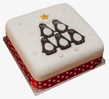8 Penguin Cake - Fiona Cairns Christmas Cake, HD Png Download, Free Download