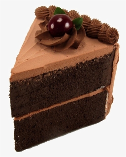 Chocolate Cake Transparent Images - One Slice Of Chocolate Cake, HD Png Download, Free Download