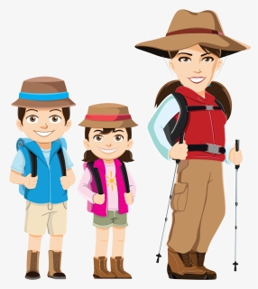 Hiking Kids - Appalachian Female Hiker Clip Art, HD Png Download, Free Download