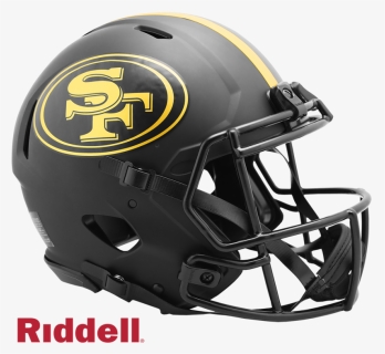 49ers Authentic Eclipse Helmet - 49ers Eclipse Helmet, HD Png Download, Free Download