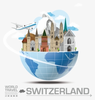 This Is Switzerland Png Image - Switzerland Travel Landmark Clipart, Transparent Png, Free Download