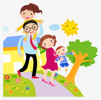 We Have The Perfect Solution - Happy Family Cartoon, HD Png Download, Free Download
