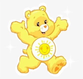 #carebears #yellow #aesthetic #happy #sun  #freetoedit - Care Bear Funshine Bear, HD Png Download, Free Download