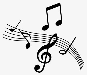 Musical Notes Clipart イラスト 無料 モノクロ 音符 Hd Png Download Kindpng