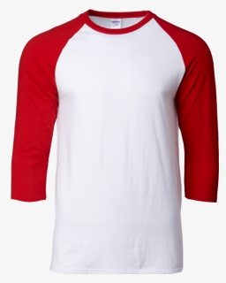 Adult 3/4 Sleeve Raglan T-shirt - Long-sleeved T-shirt, HD Png Download, Free Download