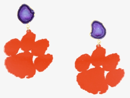 Clemson Earrings, HD Png Download, Free Download