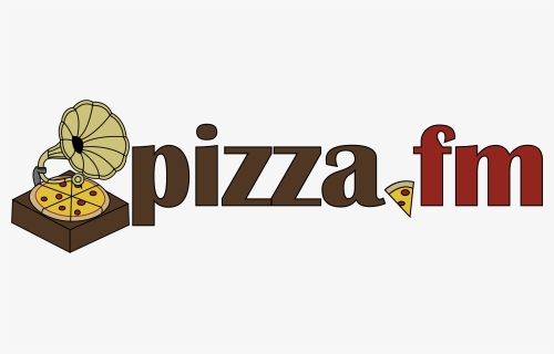 Pizza Fm Logo Courtesy Of Pizza Fm Tumblr - Graphic Design, HD Png Download, Free Download
