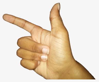 Transparent Hand With Gun Png - Transparent Background Finger Gun Png, Png Download, Free Download