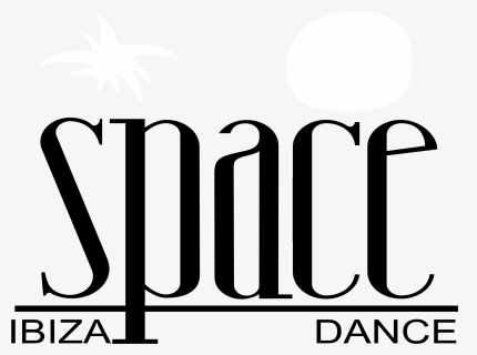 Space Ibiza Logo Black And White - Space Ibiza Png Black And White Logo, Transparent Png, Free Download