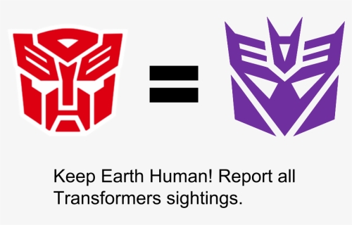Keep Earth Human - Transparent Decepticon Logo Png, Png Download, Free Download