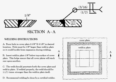 Lock N Lift - Welding Instructions, HD Png Download, Free Download