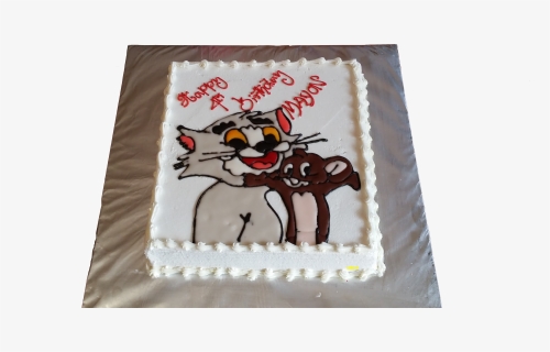 Tom And Jerry Logo - Birthday Cake, HD Png Download, Free Download
