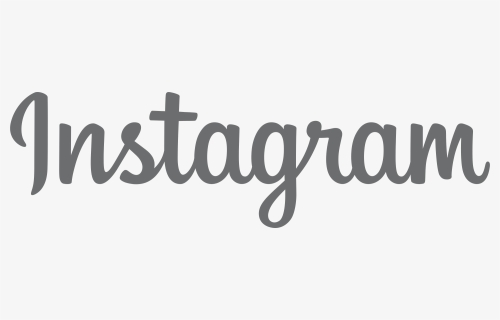 Instagram 2 Logo Png Transparent - Transparent Background Instagram Text Logo, Png Download, Free Download
