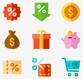 Discount Flat Icon Png, Transparent Png, Free Download
