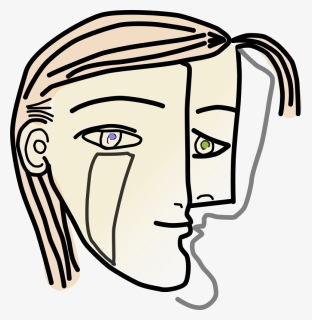 Cubist Woman Head - Cubism Png, Transparent Png, Free Download