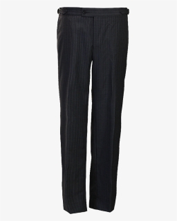 Grey Pinstripes Made To Measure Trousers Made Suits - Tenisove Nohavice, HD Png Download, Free Download