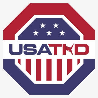 Transparent Usa Outline Png - Usa Taekwondo Logo, Png Download, Free Download