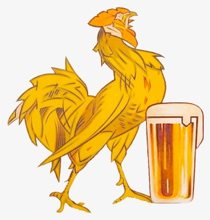 Clipart Beer Suds - Rooster, HD Png Download, Free Download