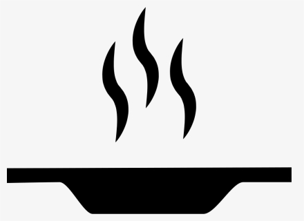 Flat Plate With Hot Food From Side View - Hot Plate Food Png, Transparent Png, Free Download