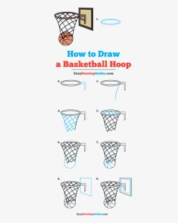 Easy Basketball Hoop Drawing, HD Png Download, Free Download