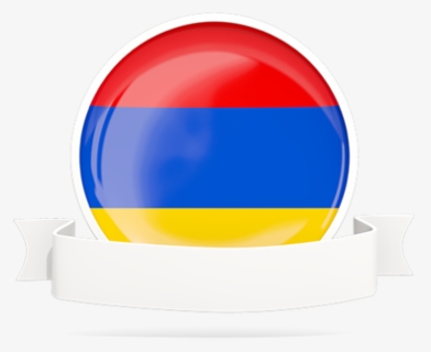Flag With Empty Ribbon - Sphere, HD Png Download, Free Download