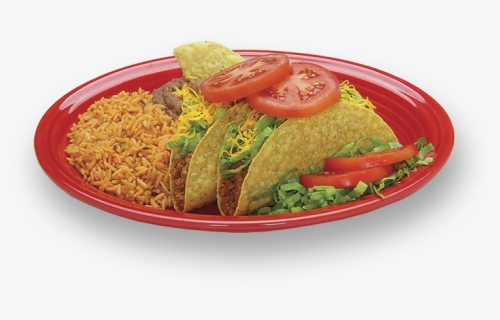 Spanish Rice Png - Crispy Tacos With Rice And Beans, Transparent Png, Free Download