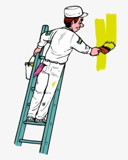 Painting Clipart House Painting, Painting House Painting - House Painter Clipart, HD Png Download, Free Download