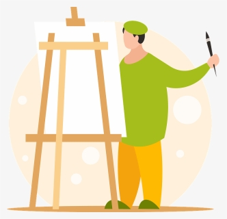 Painter Painting Clipart - Illustration, HD Png Download, Free Download