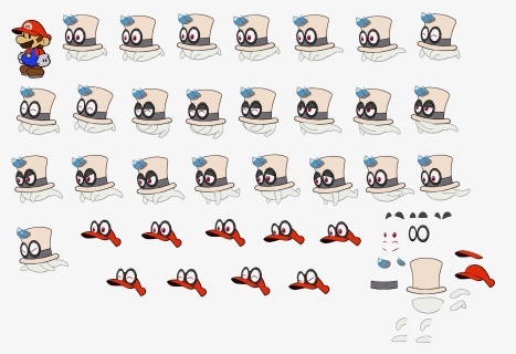 Click For Full Sized Image Cappy - Paper Mario And Cappy, HD Png Download, Free Download
