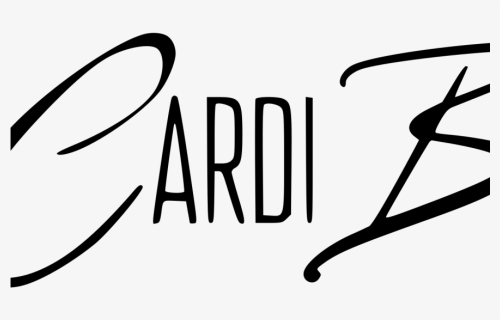 Cardi B Signature , Png Download - Bruno Mars Signature Png, Transparent Png, Free Download