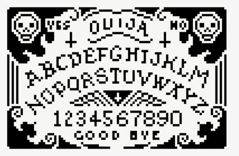 #ouija #dark #ouijaboard #goth #webcore #pixel #softcore - Illustration, HD Png Download, Free Download