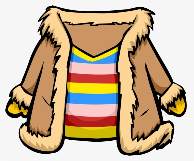 Club Penguin Rewritten Wiki - Fur Jacket Clipart Png, Transparent Png, Free Download