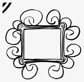 Transparent Simple Flourish Clipart - Frame Flourish Png Transparent, Png Download, Free Download