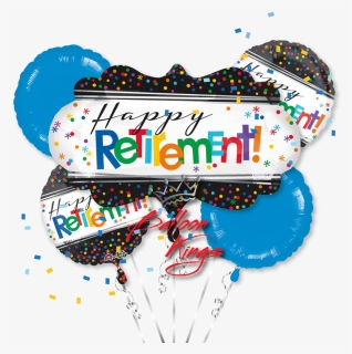 Happy Retirement Balloons Png, Transparent Png - kindpng