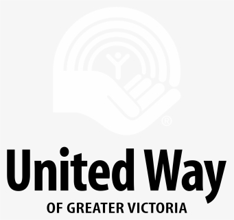 United Way Of Greater Victoria Logo Black And White - United Way Victoria, HD Png Download, Free Download