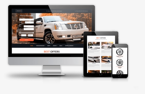 Luxury Car Rental, Limo Website Template - Limo Website Template, HD Png Download, Free Download