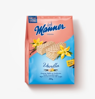 Manner Vanilla Cream Wafers 200g - Manner Wafers, HD Png Download, Free Download