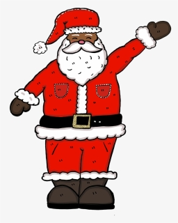 Black Santa Claus Clipart Png, Transparent Png, Free Download